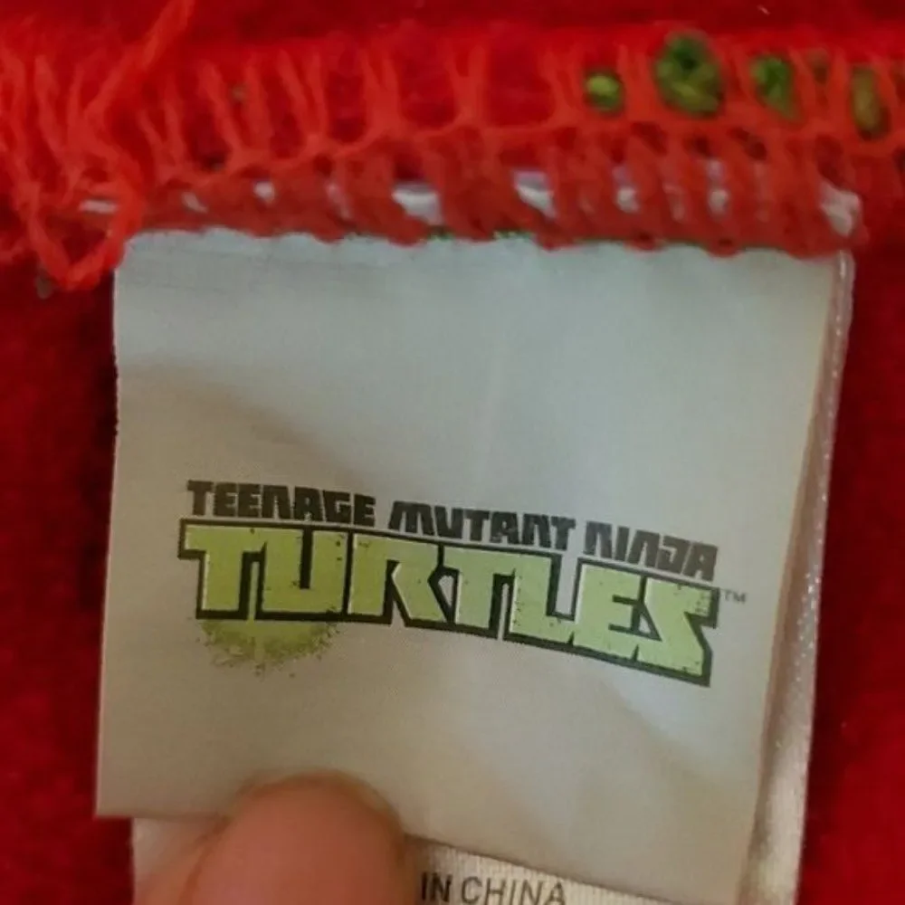 Teenage Mutant Ninja Turtles Hat Winter Snow Raphael Red Green Kids Youth